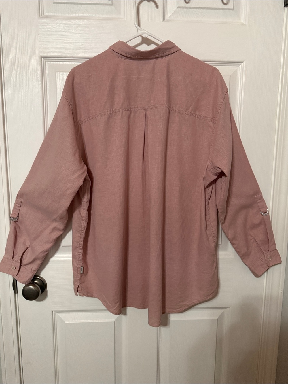 Eddie Bauer Dusty Rose Button-Down Shirt